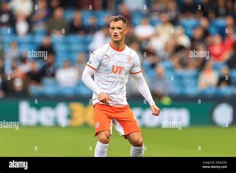 Jerry Yates #9 of Blackpool during the game Stock Photo - Alamy