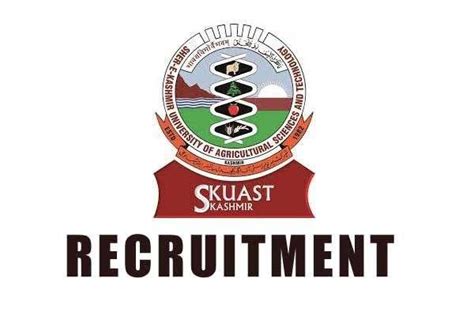 Skuast Kashmir Recruitment Eligibility Criteria And Application