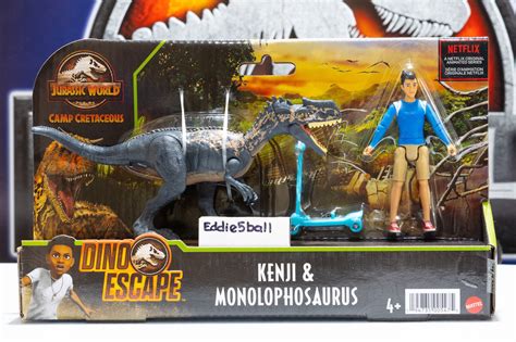 Mattel Jurassic World Camp Cretaceous Dino Escape Yaz Velociraptor Blue