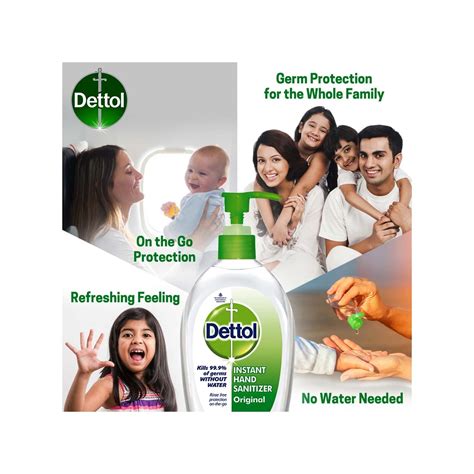 Buy Dettol Instant Original Hand Sanitizer Bottle Of Ml Online