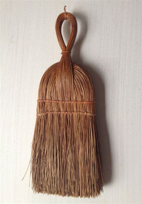 Vintage American Handcrafted Pine Needle Whisk Broom Etsy Birch Bark Crafts Handcraft Pine