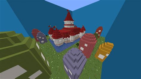 Download «Super Mario Peach's Castle» (36 mb) map for Minecraft