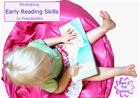 Developing Early Reading Skills in Preschoolers: Print Awareness ...