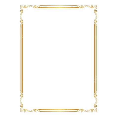 Border Golden Frame Vector Hd Images Golden Border Frame Border Gold