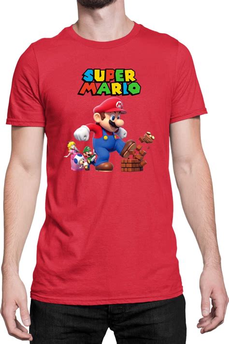 Giant Mario M Ska Koszulka Super Mario Bros Luigi Bowser Man M