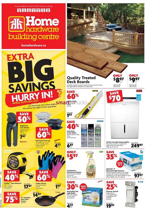 Home Hardware Building Centre Bc Flyer April To