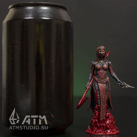 Скарлет / Scarlet коллекционная фигурка Mortal Kombat - ATM