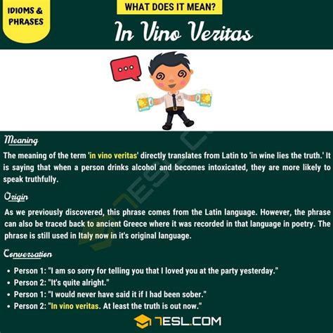 "In Vino Veritas" Meaning, Origin and Examples • 7ESL