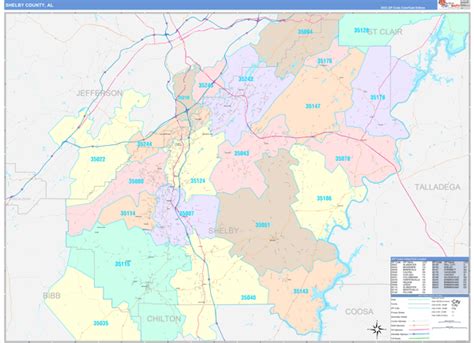 Maps of Shelby County Alabama - marketmaps.com