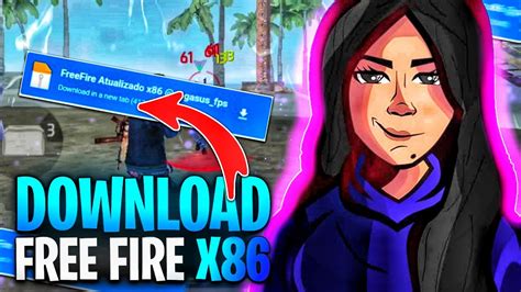 O MELHOR FREE FIRE X86 ATUALIZADO X86 O FREE FIRE MAIS LEVE E MAIS