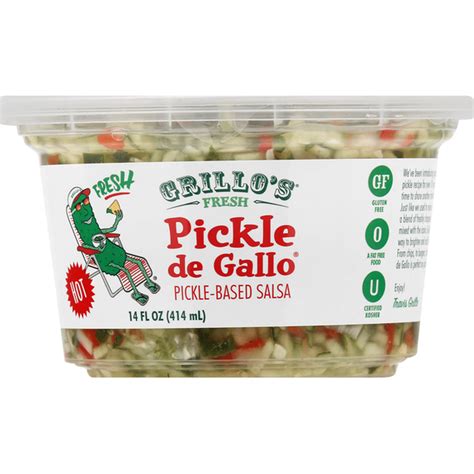 Grillo S Pickle De Gallo Hot 14 Fl Oz Delivery Or Pickup Near Me