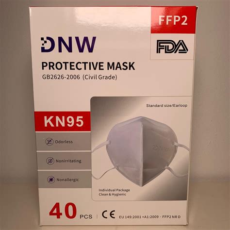 KN95 Face Mask (box of 40) - Formula WarehouseFormula Warehouse
