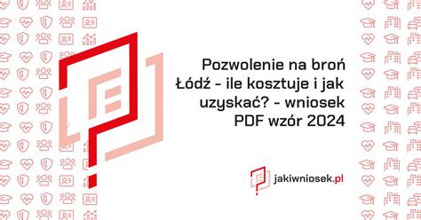 Pozwolenie Na Bro D Ile Kosztuje I Jak Uzyska Wniosek Pdf