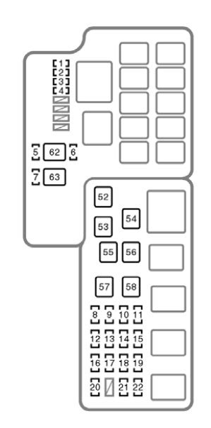 2006 Toyota Camry Fuse Box Diagram StartMyCar