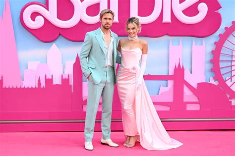 Margot Robbie And Ryan Gosling Barbie London Premiere