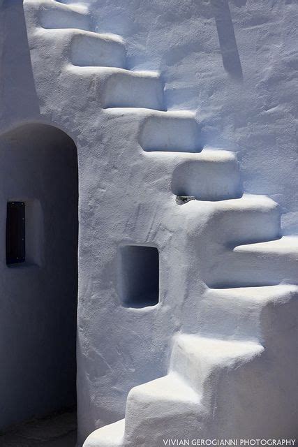 Stairway To Greek Heaven Stairways White Stairs Greek House