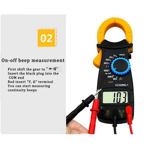 Digitale Stroomtang Remeter Ac Dc Voltmeter Te Grandado