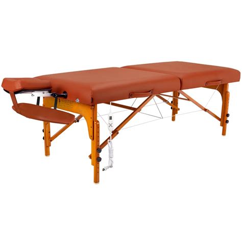 Master Massage Mesa De Masaje Santana Therma Top De 31 Color Rojo