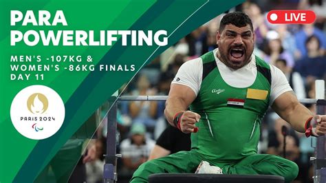 Para Powerlifting Men S 107kg Women S 86kg Finals Day 11