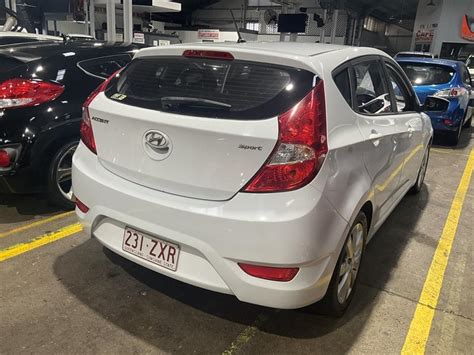 Hyundai Accent Sport Rb My White Sp Automatic D Hatchback