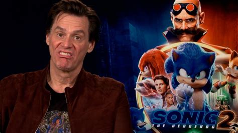 Jim Carrey Shows Off His Funniest Faces During Sonic Interview Youtube