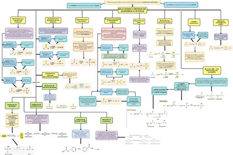 Mapa Conceptual De Reacciones Y Sintesis De Aldehidos Y Cetonas Images