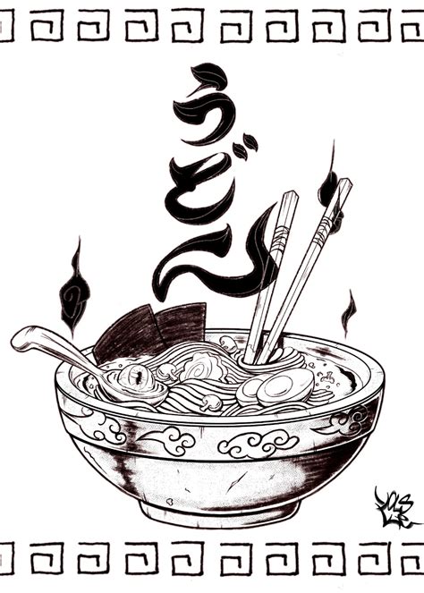 noodle bowl : r/drawing