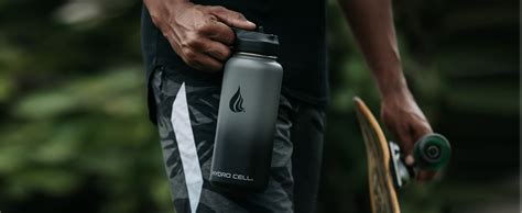 Amazon HYDRO CELL Stainless Steel Insulated Water Bottle With Straw For Cold Hot Drinks