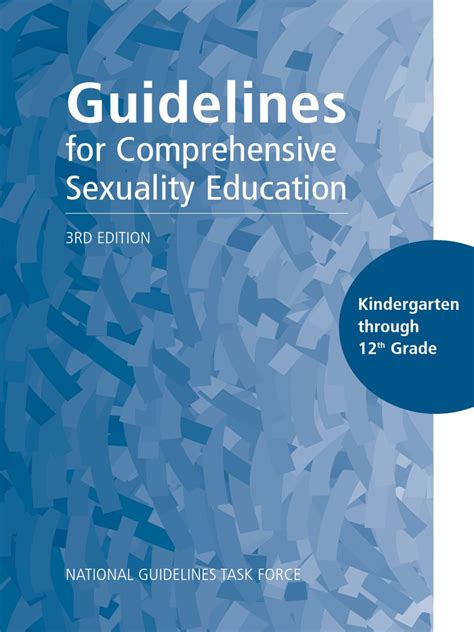 Sex Ed Guidelines Sex Education Homosexuality