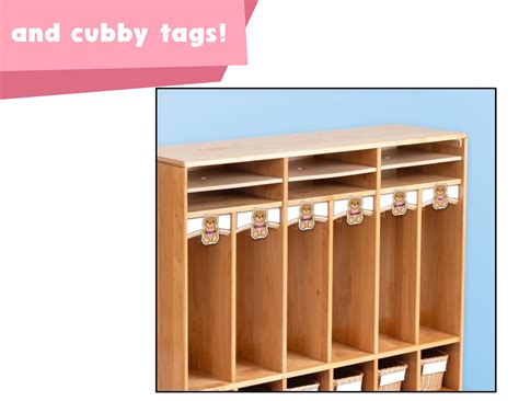 Editable Valentine Cubby Tags | Winter Cubby Name Tags - Made By Teachers