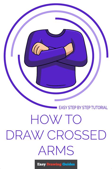 How to Draw Crossed Arms - Really Easy Drawing Tutorial