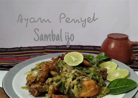 Resep Ayam Penyet Sambel Ijo Oleh Ati Dewanthi Cookpad