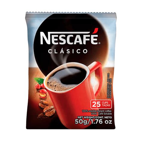 NescafÉ® Clásico Café Instantáneo Sobre 50g 24 Unidades