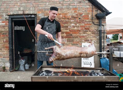 Preparing Roast Lamb Hi Res Stock Photography And Images Alamy