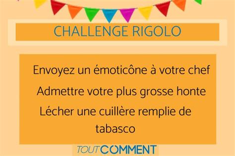 Challenge à Faire 75 Idées De DÉfis à Relever Hot Et Rigolos