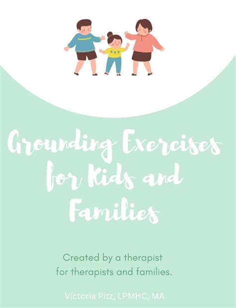 Grounding Exercises For Kids Families And Therapists Etsy