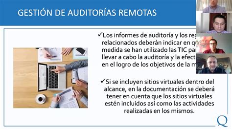 Webinar auditorías remotas YouTube