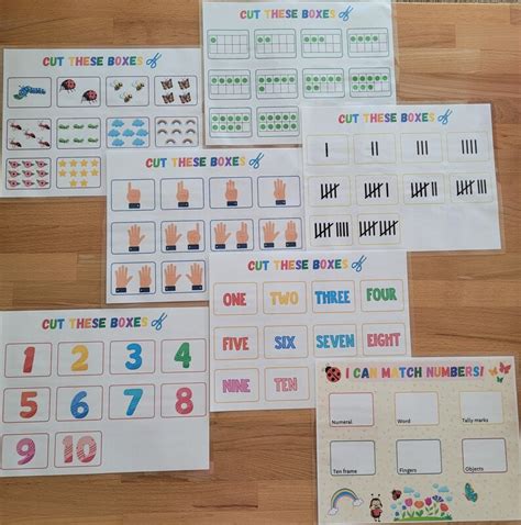 Preschool Numbers Activity Toddler Homeschool Learning Numbers Prek ...