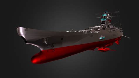 Space Battleship Yamato Refit Download Free 3d Model By Gavinpgamer1