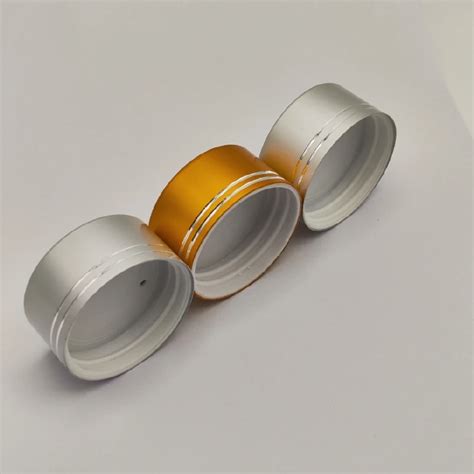 Customized Colored Gold Black Sliver Cover Scribe Thread Bottle Cap