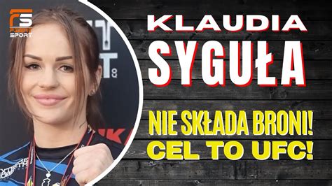 PORAŻKA UKOCHANEGO JESTEM Z NIEGO DUMNA MÓJ CEL TO UFC KLAUDIA