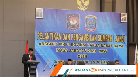 Anggota Majelis Rakyat Papua Mrp Provinsi Papua Barat Daya