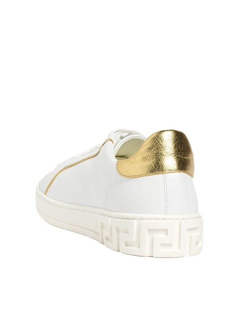 Lyst Versace Medusa Sneakers In White For Men