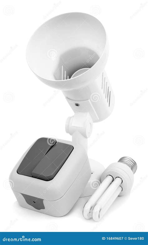 Lamp, Light Bulb and Switch Stock Image - Image of include, lamp: 16849607