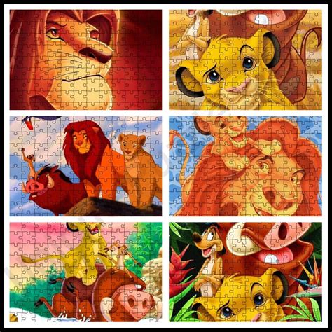 1000 Pieces Paper Jigsaw Puzzles The Lion King Puzzles Educational