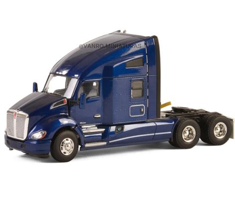 Cami N Kenworth T Azul Oscuro Wsi Models Vanro Miniaturas