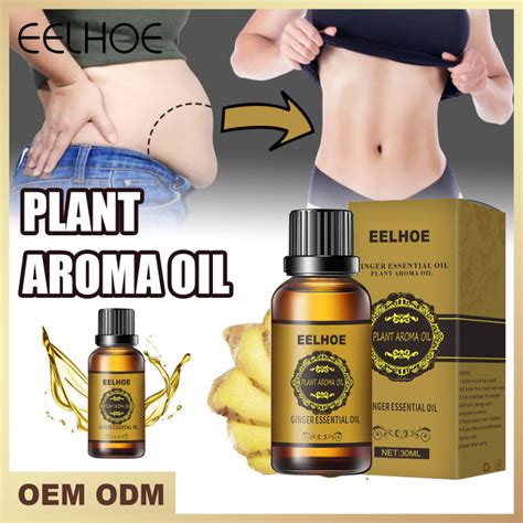 Eelhoe Ginger Body Shaping Essential Oil Firming Slimming Big Belly