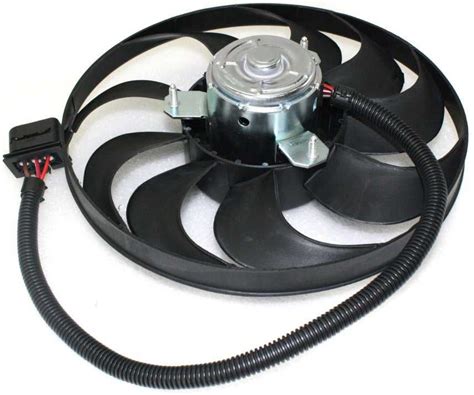 Audi Volkswagen Passenger Side Cooling Fan Assembly Single Fan A C