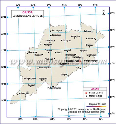 India Map Latitude And Longitude