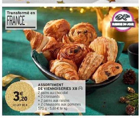 Promo Assortiment De Viennoiseries X Chez Intermarch Icatalogue Fr